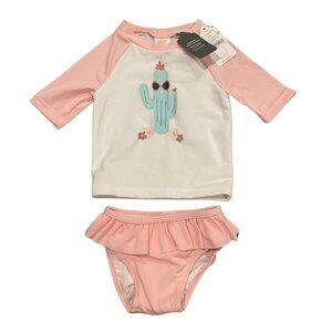 Gymboree 2 piece Swimsuit/Rash Guard- New! Size 3-6 months